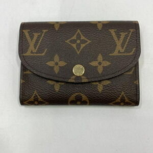 LOUIS VUITTON M62361 Porte Monnaie Rosalie Rose Ballerine Wallet Compact Loui...